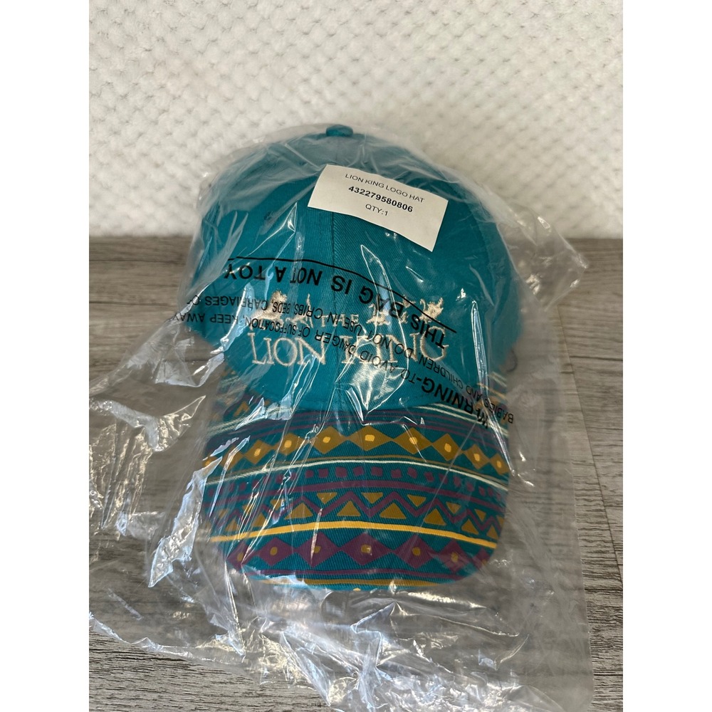 Cakeworthy Disney The Lion King Hat Teal Timon Motto Strapback Cap NEW
